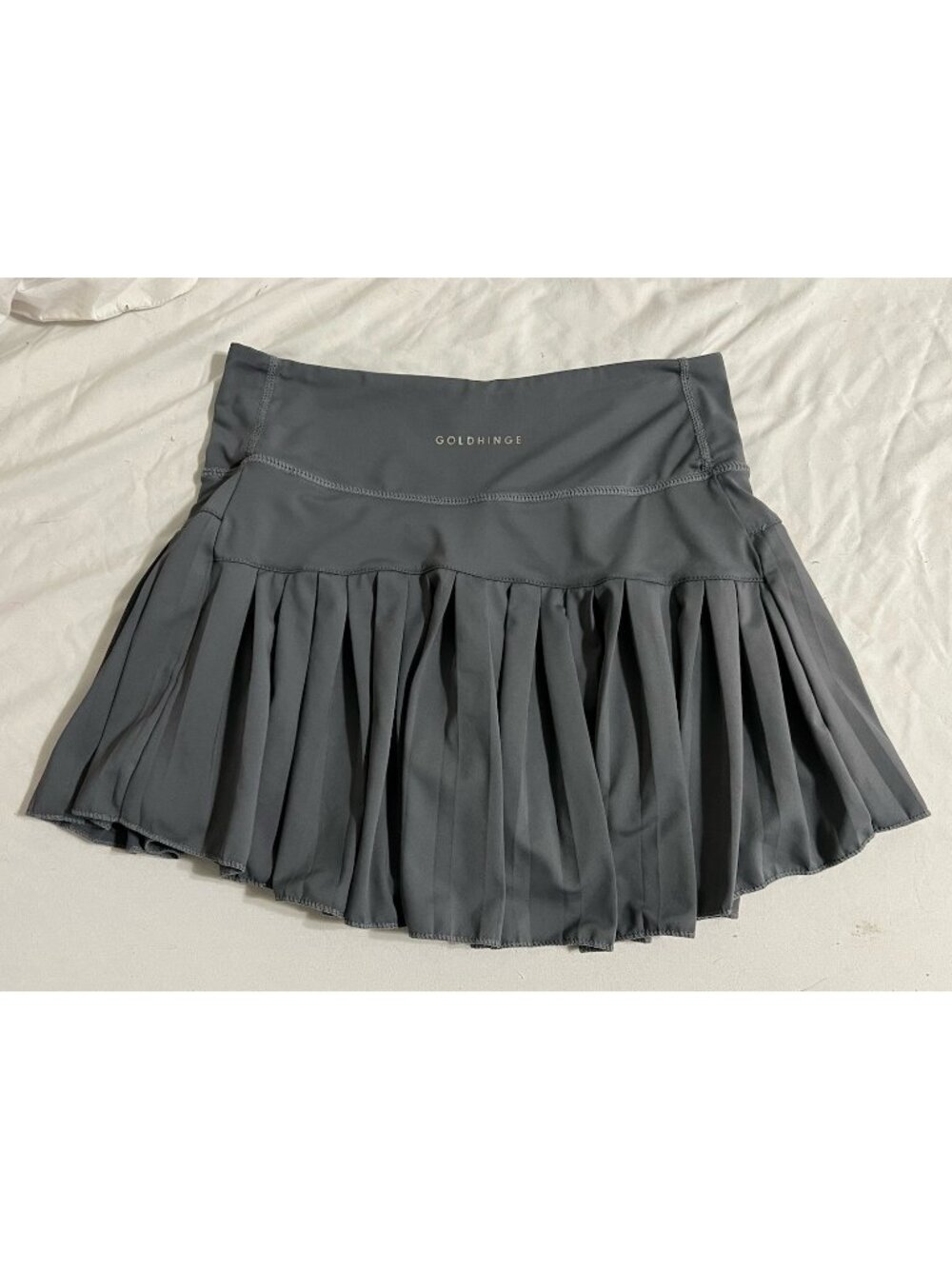 Goldhinge Tennis Pleated Skirt Skort Gray Size Medium